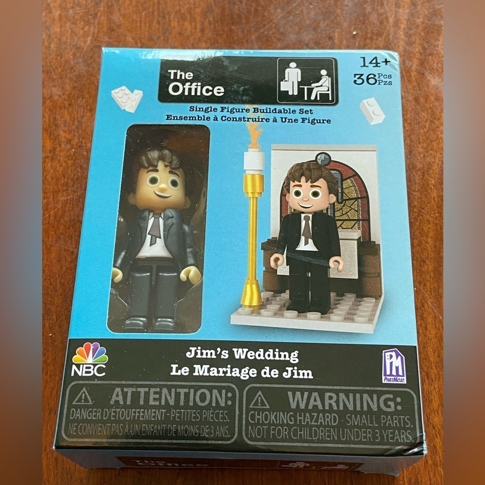 The Office Jim's Wedding Buildable Set Single Figure Construction Toy - PhatMojo